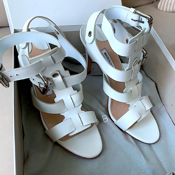 MANOLO BLAHNIK Oceailono Sandals - Picture 6 of 7